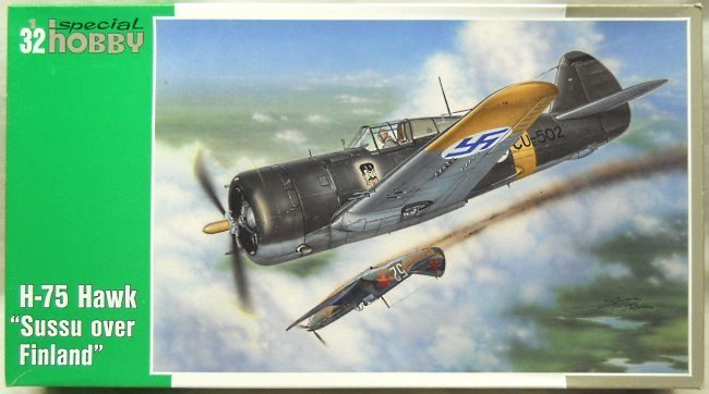 Special Hobby 1/32 Curtiss H-75 Hawk Sussu Over Finland, SH32023 plastic model kit